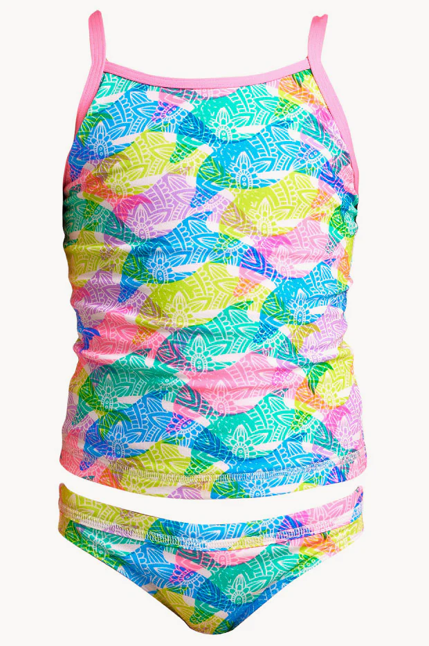 Toddler Girls Pastel Porpie Tankini Set - Image 3