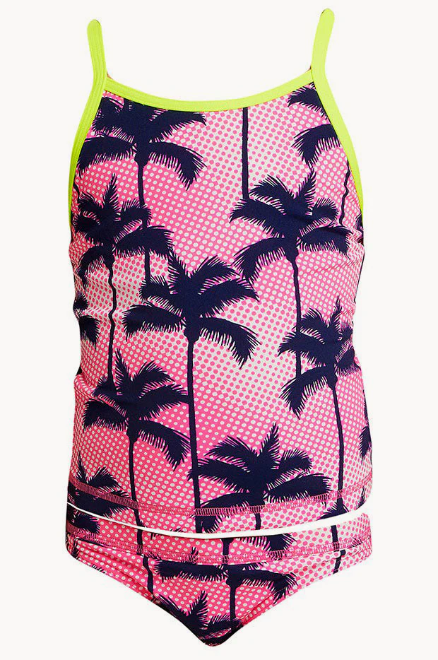 Toddler Girls Pop Palms Tankini Set - Image 3