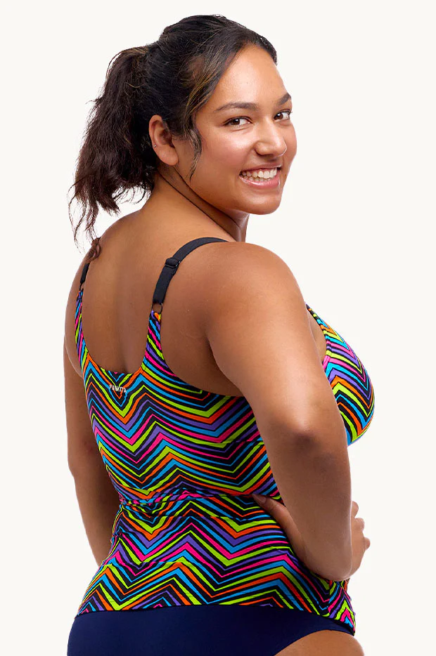 Up Down Scoop Neck Tankini Separate - Image 2
