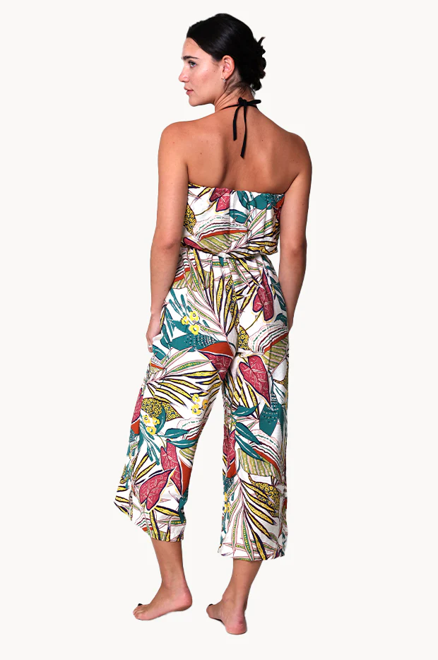 Funky Palm Bandeau Jumpsuit - Image 6