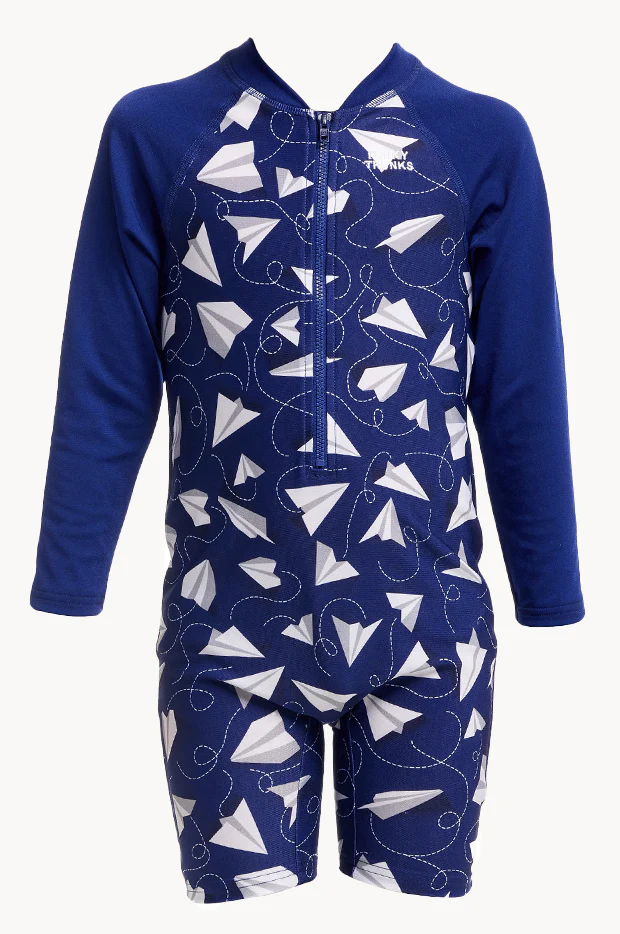 Boys Paper Plain Sunsuit - Image 3