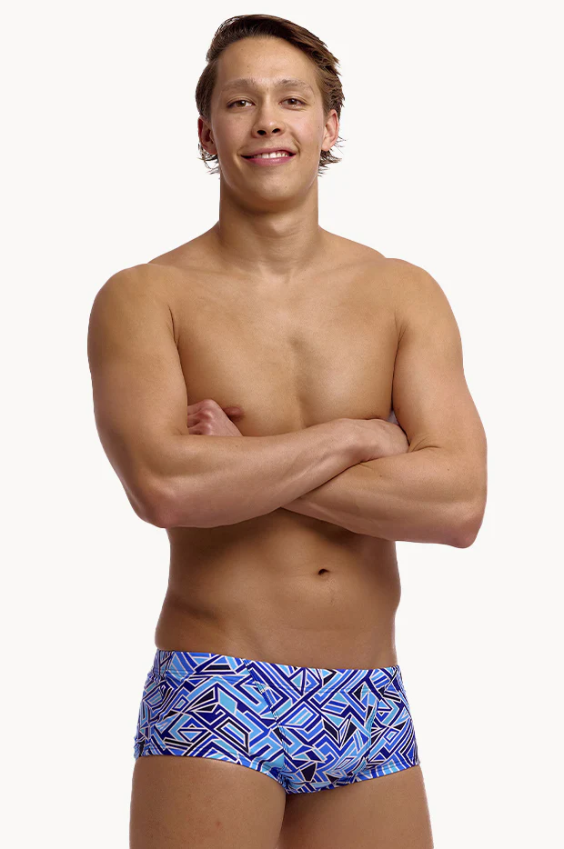 Mens Blue Bits Trunk - Image 3