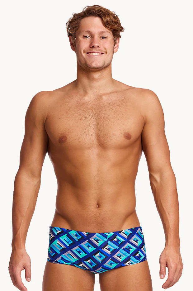 Mens Blue Bunkers Trunk
