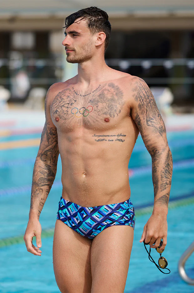 Mens Blue Bunkers Trunk - Image 3