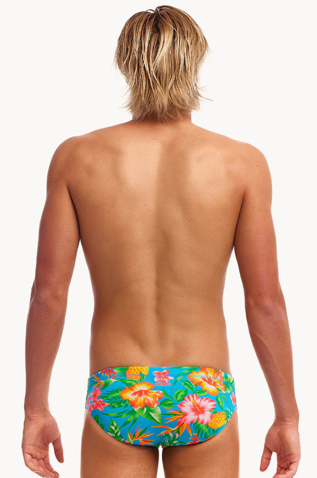 Mens Blue Hawaii Brief - Image 2