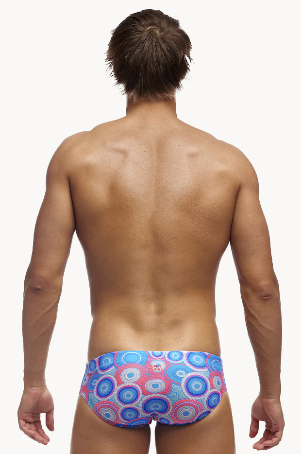 Mens Bundjalung Blue Brief - Image 2
