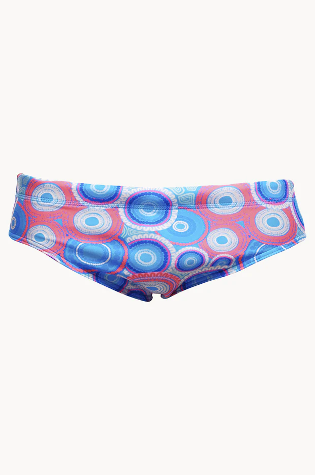 Mens Bundjalung Blue Brief - Image 3