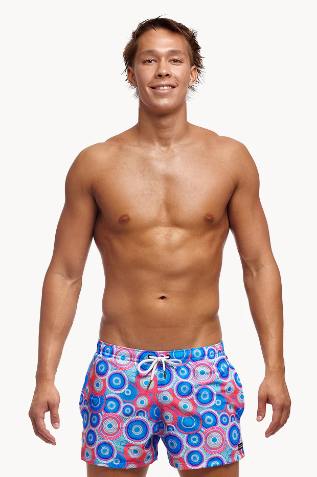 Mens Bundjalung Blue Shorty Short