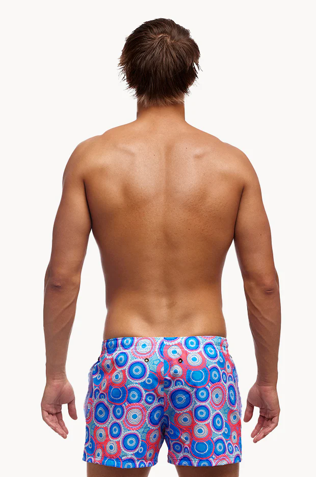 Mens Bundjalung Blue Shorty Short - Image 2