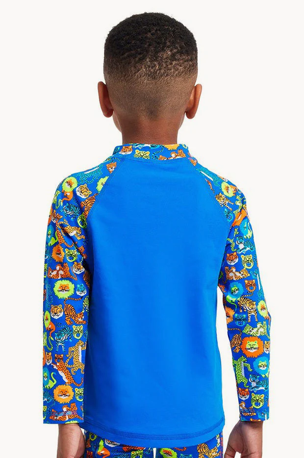 Toddler Boys Big Cat Bash Zip Suntop - Image 2