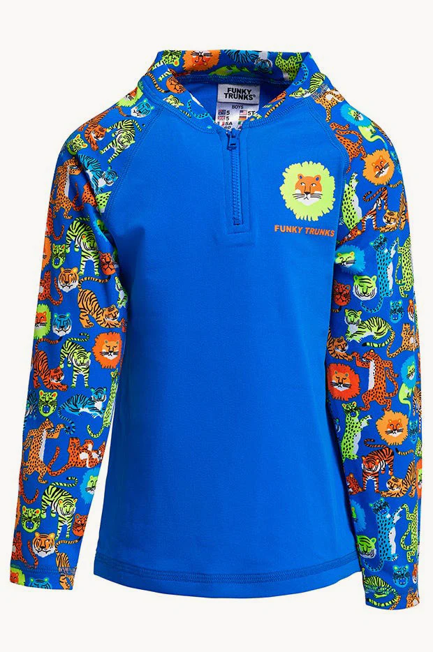 Toddler Boys Big Cat Bash Zip Suntop - Image 3