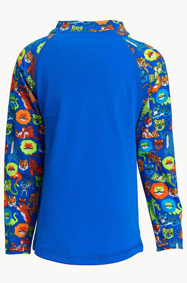 Toddler Boys Big Cat Bash Zip Suntop - Image 4