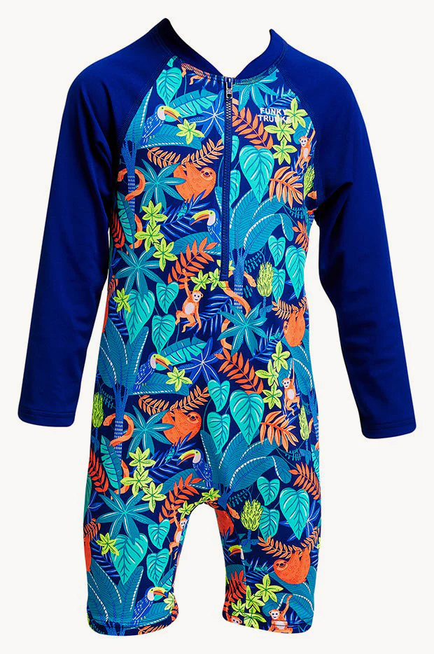 Toddler Boys Slothed Sunsuit - Image 3