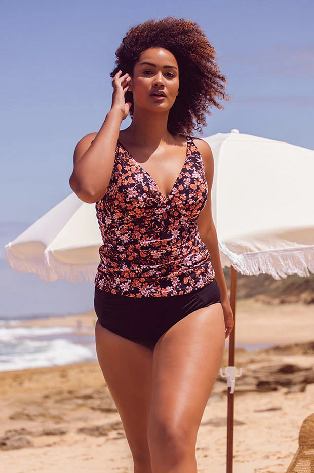 Autumn Falls Cross Over Tankini Separate - Image 4