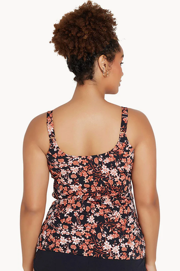 Autumn Falls Scoop Neck Tankini Separate - Image 2