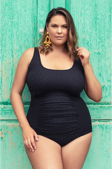 Aztec Jacquard F/G Cup Tank One Piece - Image 3