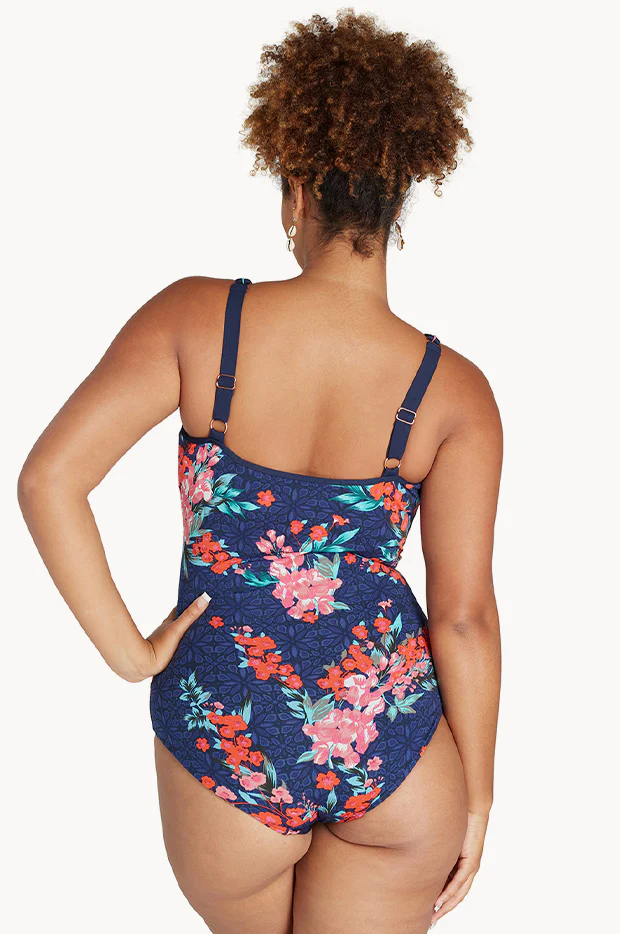 Japanese Blossoms F/G Cup Tank One Piece - Image 2