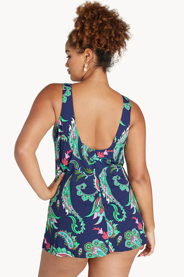 Paisley Poppy Swimdress - Image 2