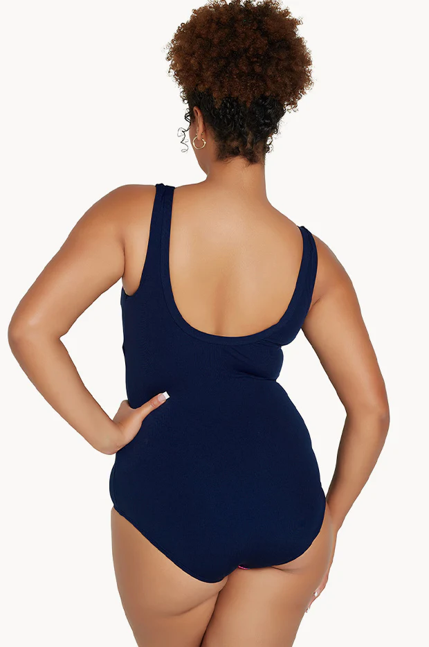 Vintage Palms Retro Low Leg One Piece - Image 2