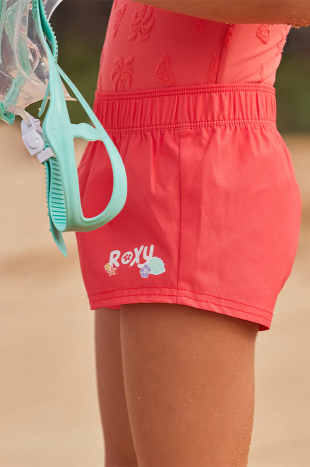 Girls Basic Solid Boardshort - Image 5