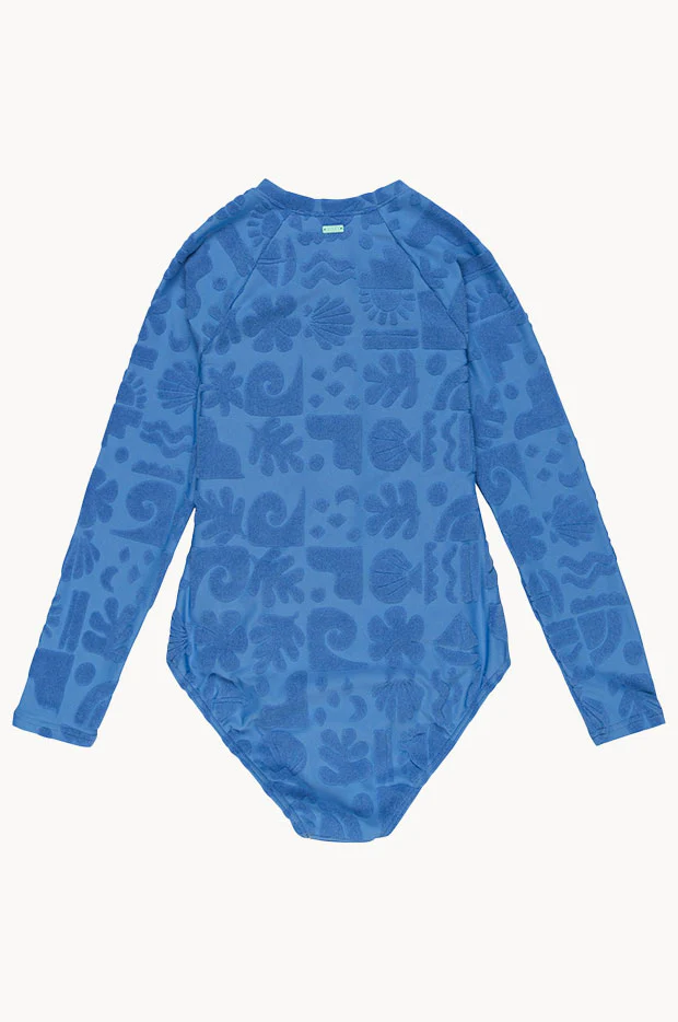 Girls Beach Check Sunsuit - Image 2