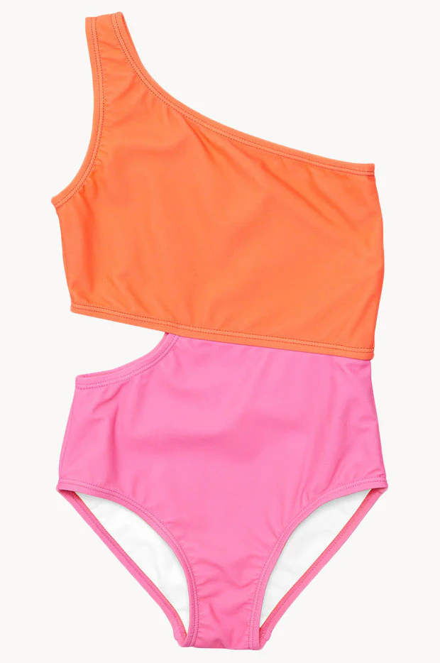 Girls Candy Colourblock One Piece - Image 2