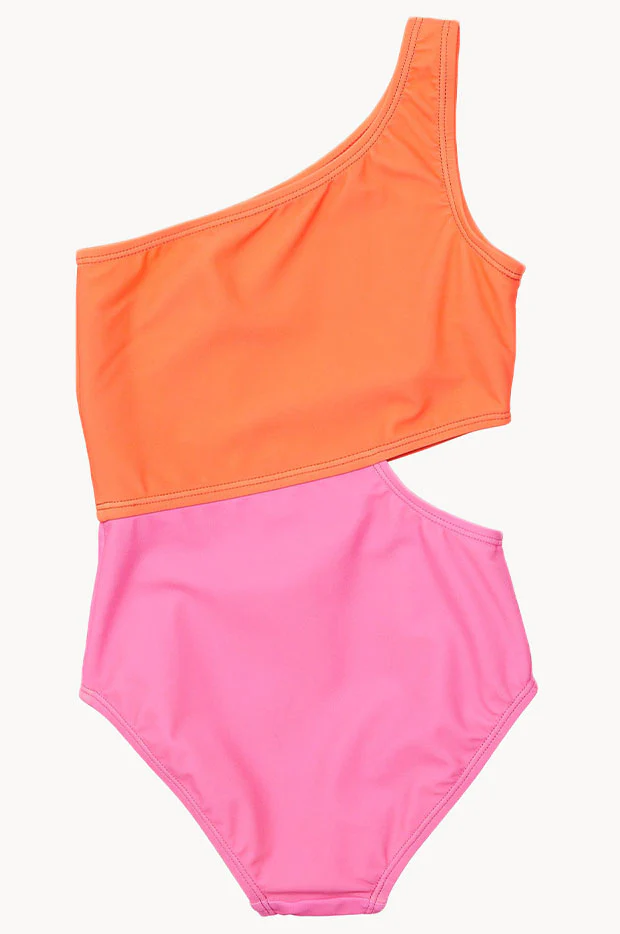 Girls Candy Colourblock One Piece - Image 3