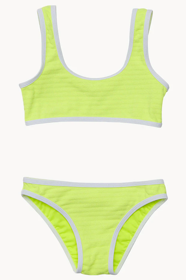 Girls Citron Zest Crop Set - Image 2