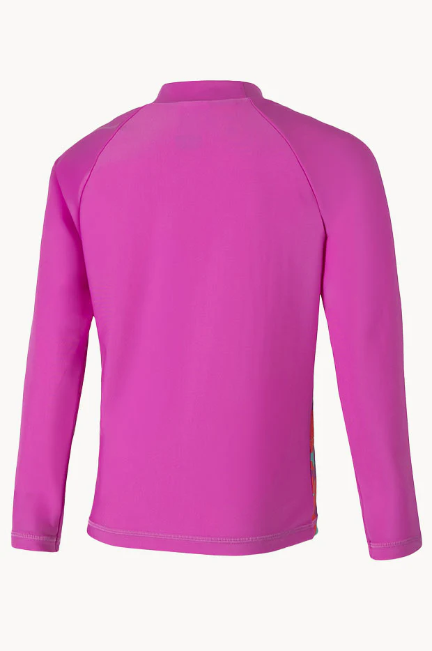 Girls Floral Splice Suntop - Image 2