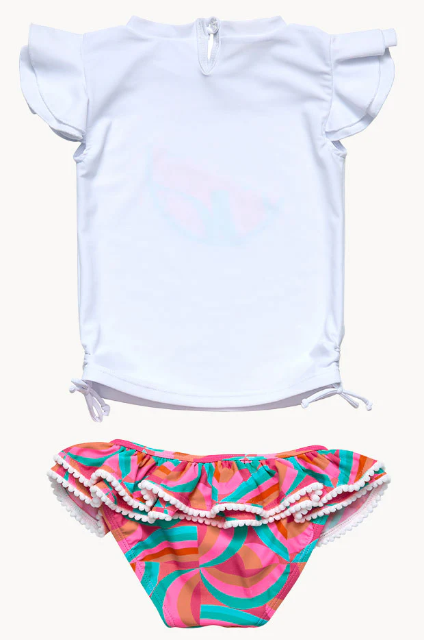 Girls Geo Melon Suntop Set - Image 2