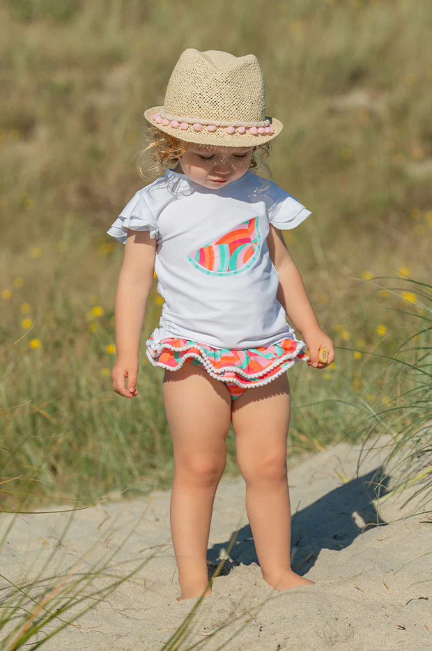 Girls Geo Melon Suntop Set - Image 3
