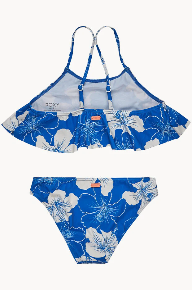 Girls Hippy Hibiscus Flutter Crop Set - Image 2