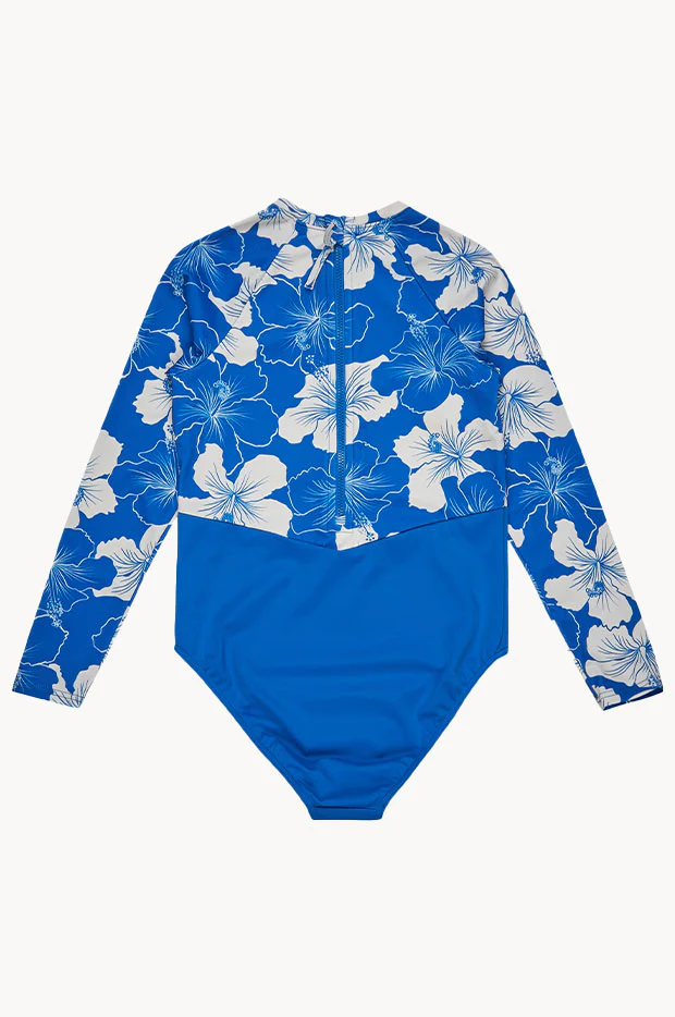 Girls Hippy Hibiscus Sunsuit - Image 3