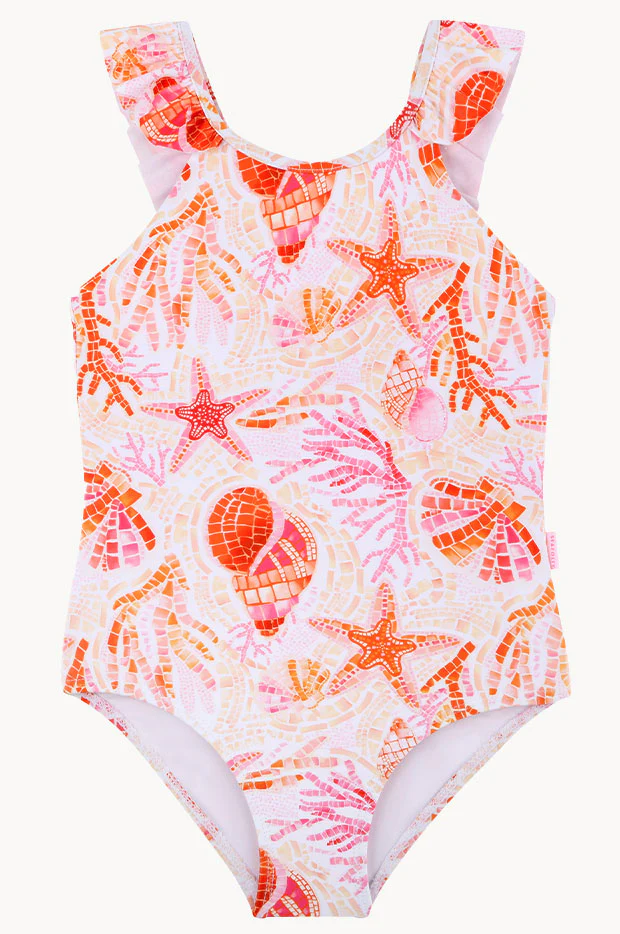 Girls La Mer Frill One Piece - Image 2