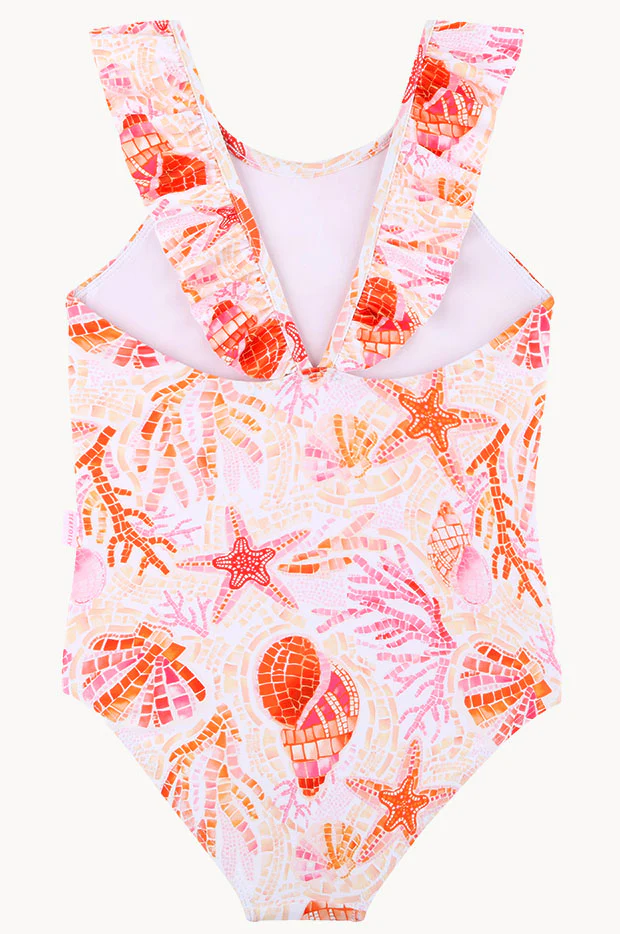 Girls La Mer Frill One Piece - Image 3