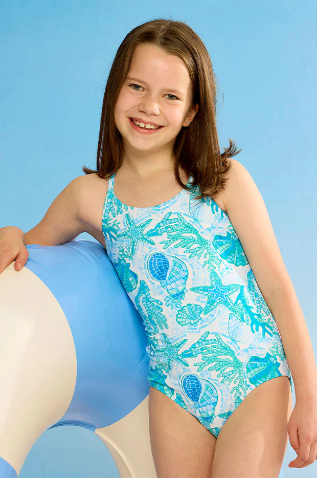 Girls La Mer Tie Back One Piece - Image 3
