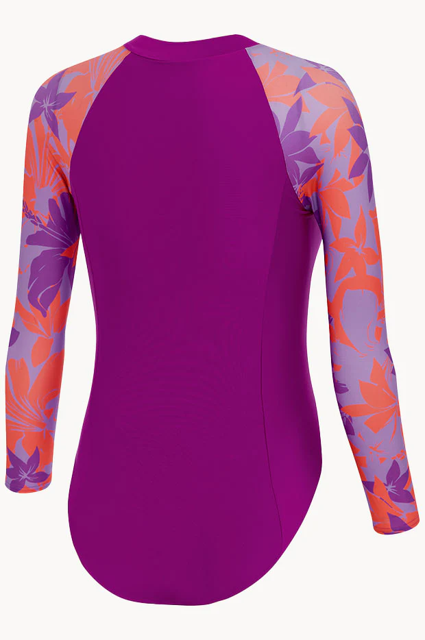 Girls Long Sleeve Sunsuit - Image 2