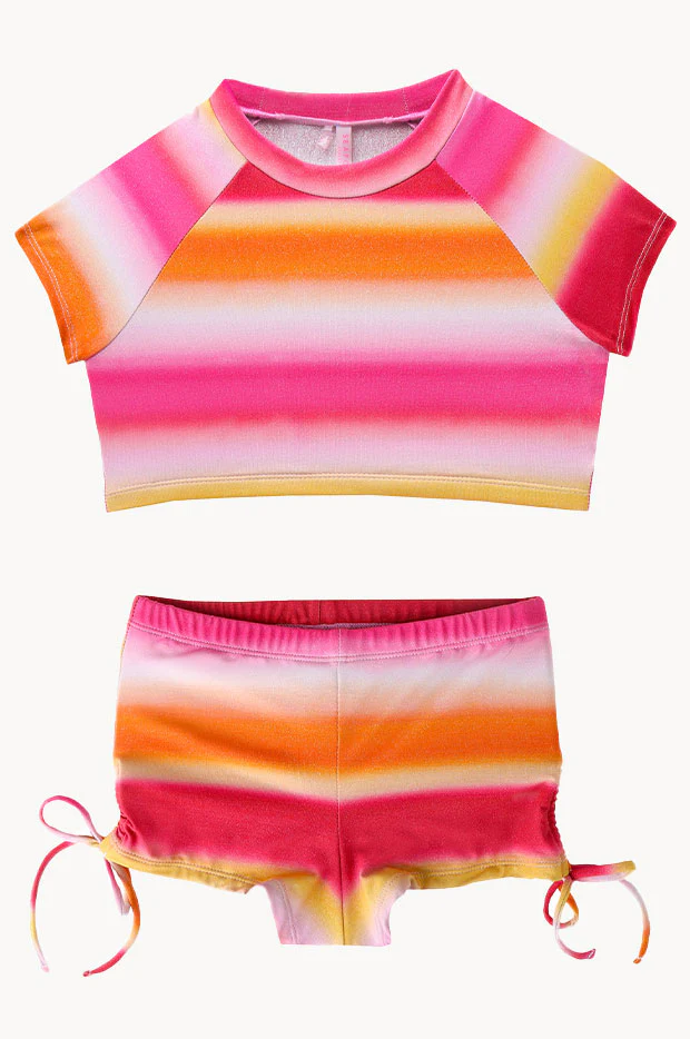 Girls Ombre Crop Suntop Set - Image 2