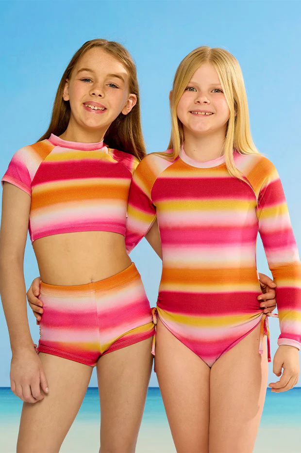 Girls Ombre Crop Suntop Set - Image 6