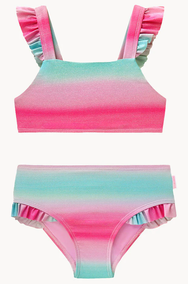 Girls Ombre Frill Crop Set - Image 2