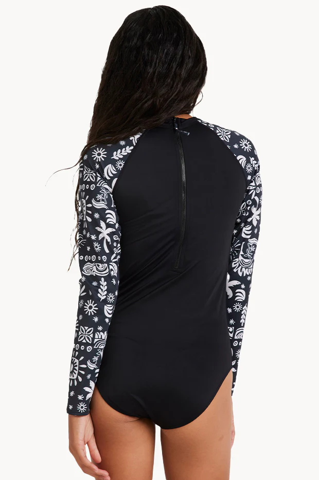Girls Paradise Stamp Sunsuit - Image 3