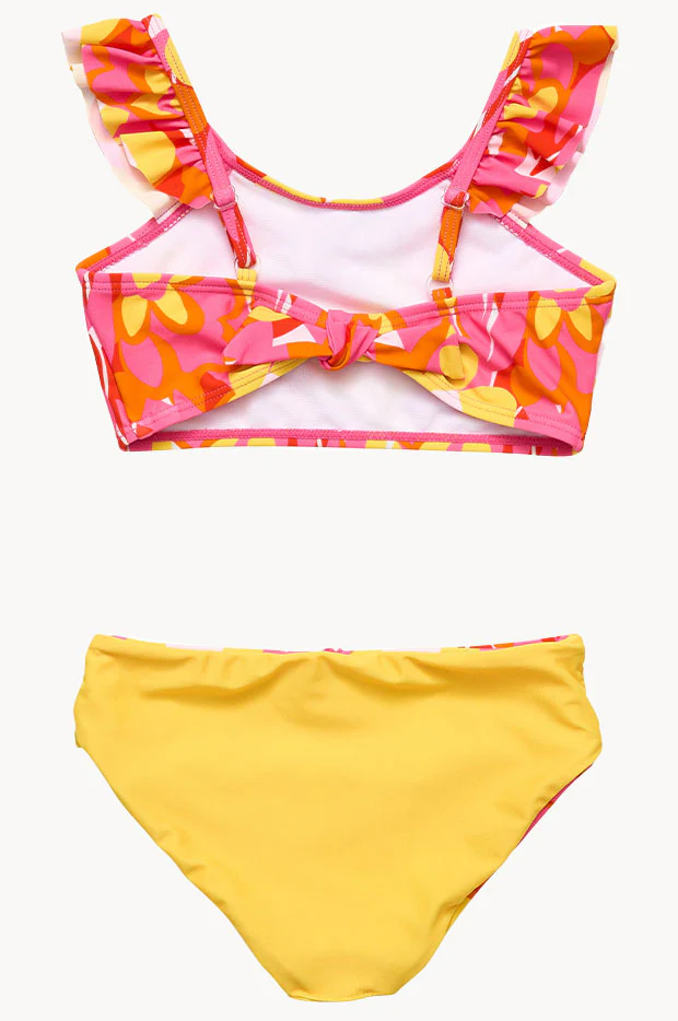 Girls Pop Of Sunshine Frill Crop Set - Image 4