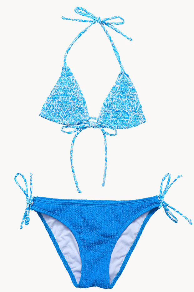Girls Santorini Blue Tri Set - Image 2