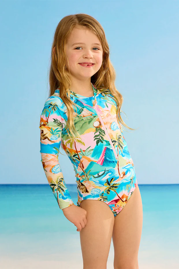 Girls South Pacific Sunsuit - Image 3
