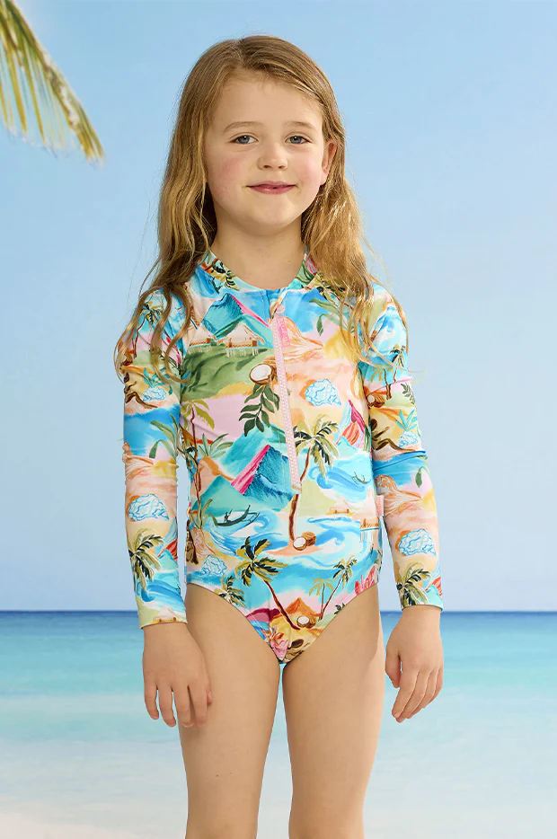 Girls South Pacific Sunsuit - Image 4