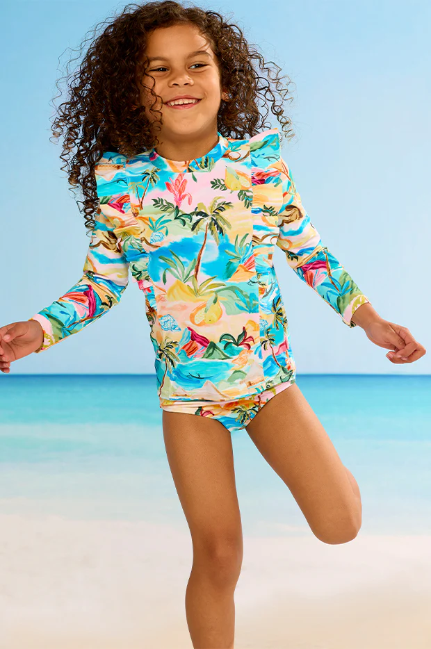 Girls South Pacific Suntop Set - Image 4