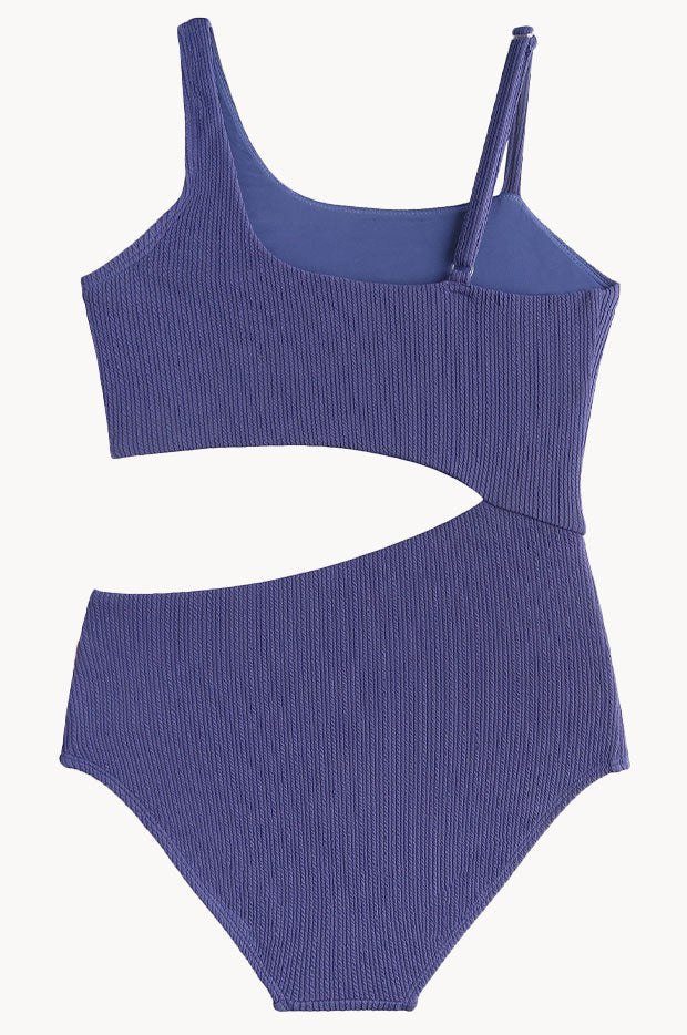Girls Textured Cut Out One Piece - Image 2