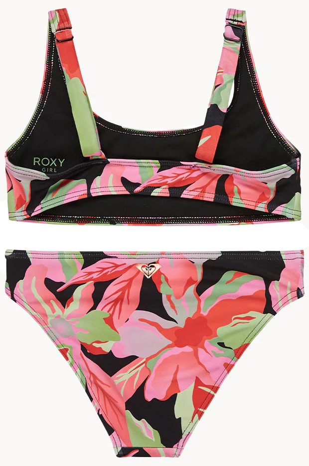 Girls The Moves Floral Active Bralette Set - Image 2