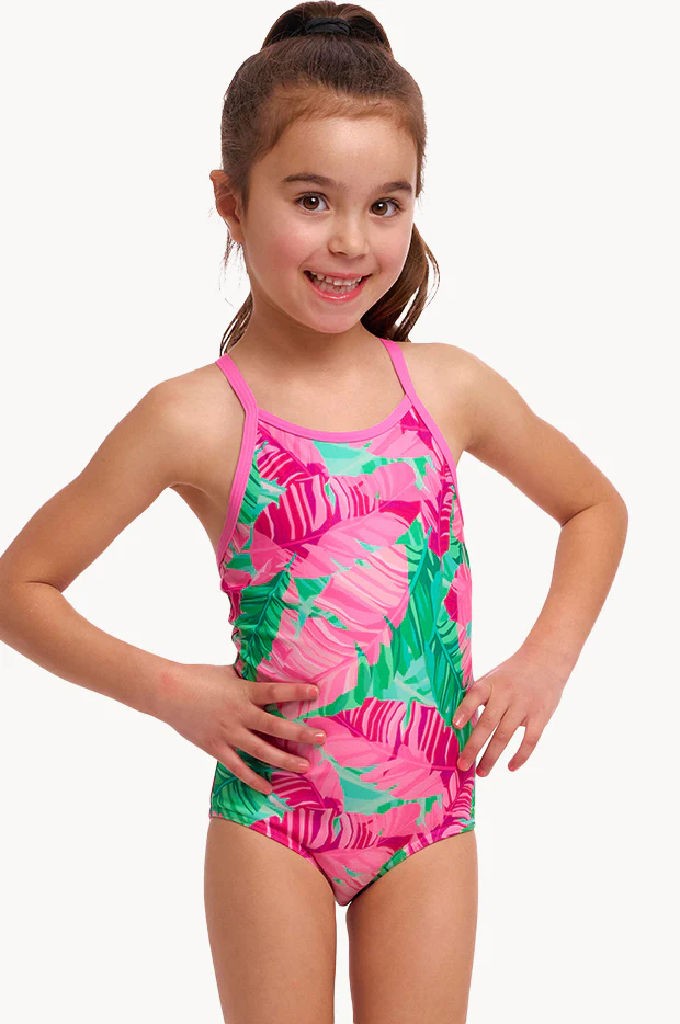 Girls Tropic Palm One Piece - Image 2