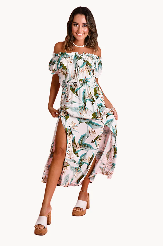 Bird Of Paradise Coral Bay Maxi Dress - Image 2